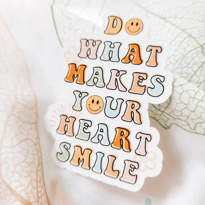 Make Your Heart Smile Sticker